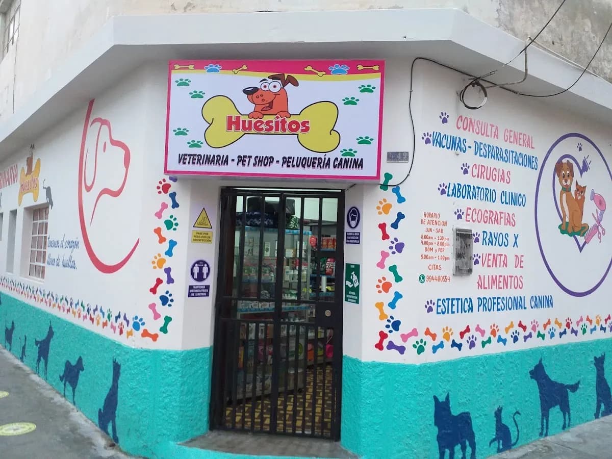 Veterinaria y peluquería canina huesitos